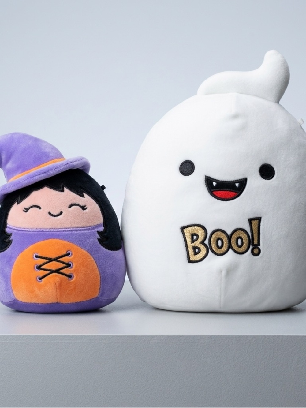 🎃 Squishmallows Halloween Plush Bundle - Whitney the Witch & Grace the Ghost 👻